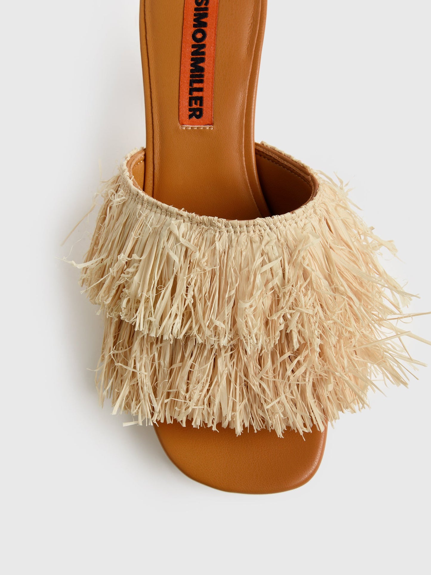 Simon Miller Women's Fringe Playa Bamboo Heel
