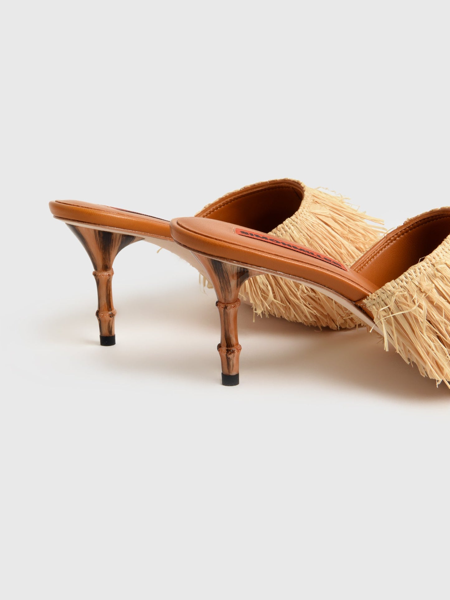 Simon Miller Women's Fringe Playa Bamboo Heel