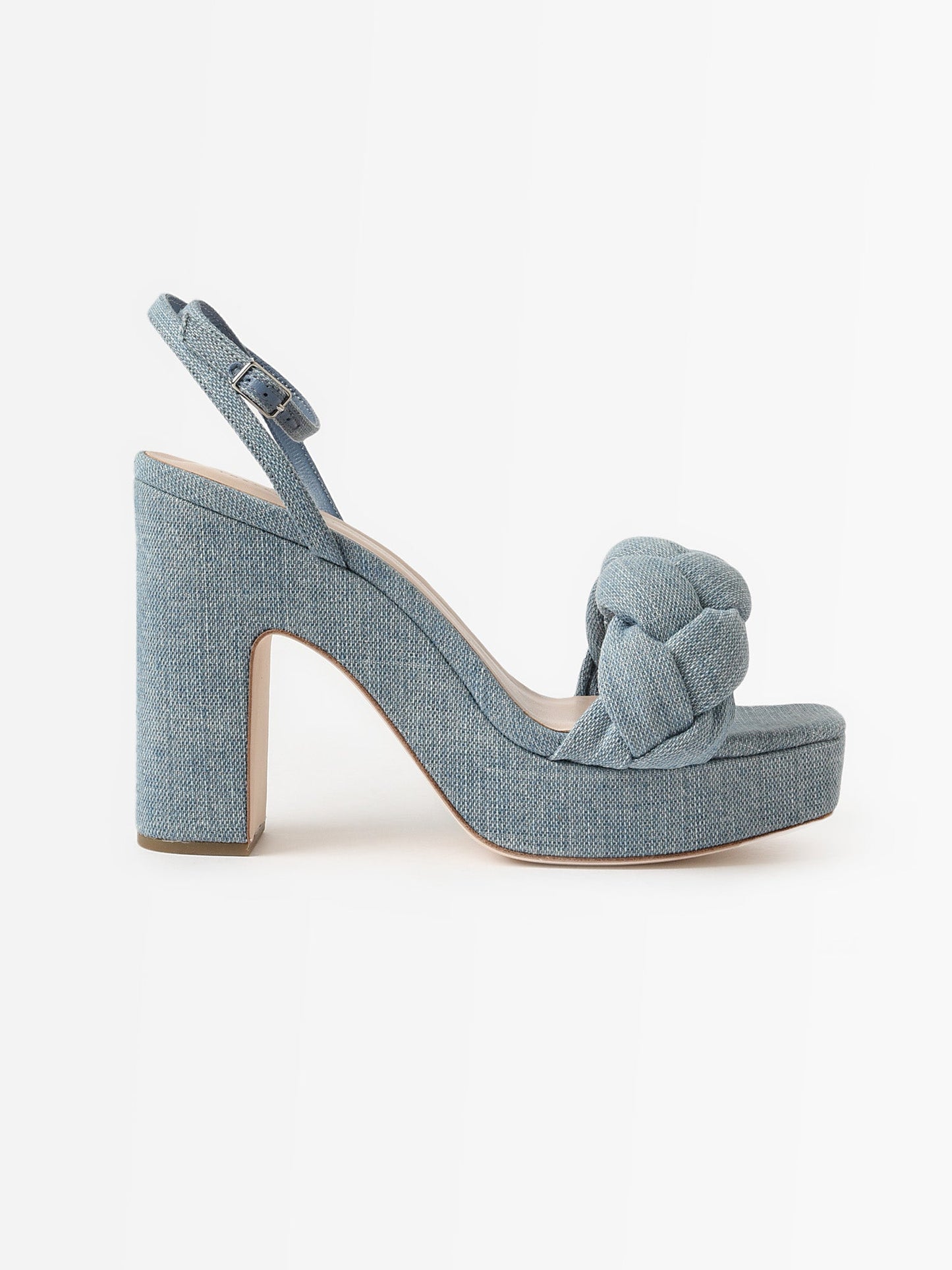 Loeffler Randall Women's Fae Denim Platform Sandal