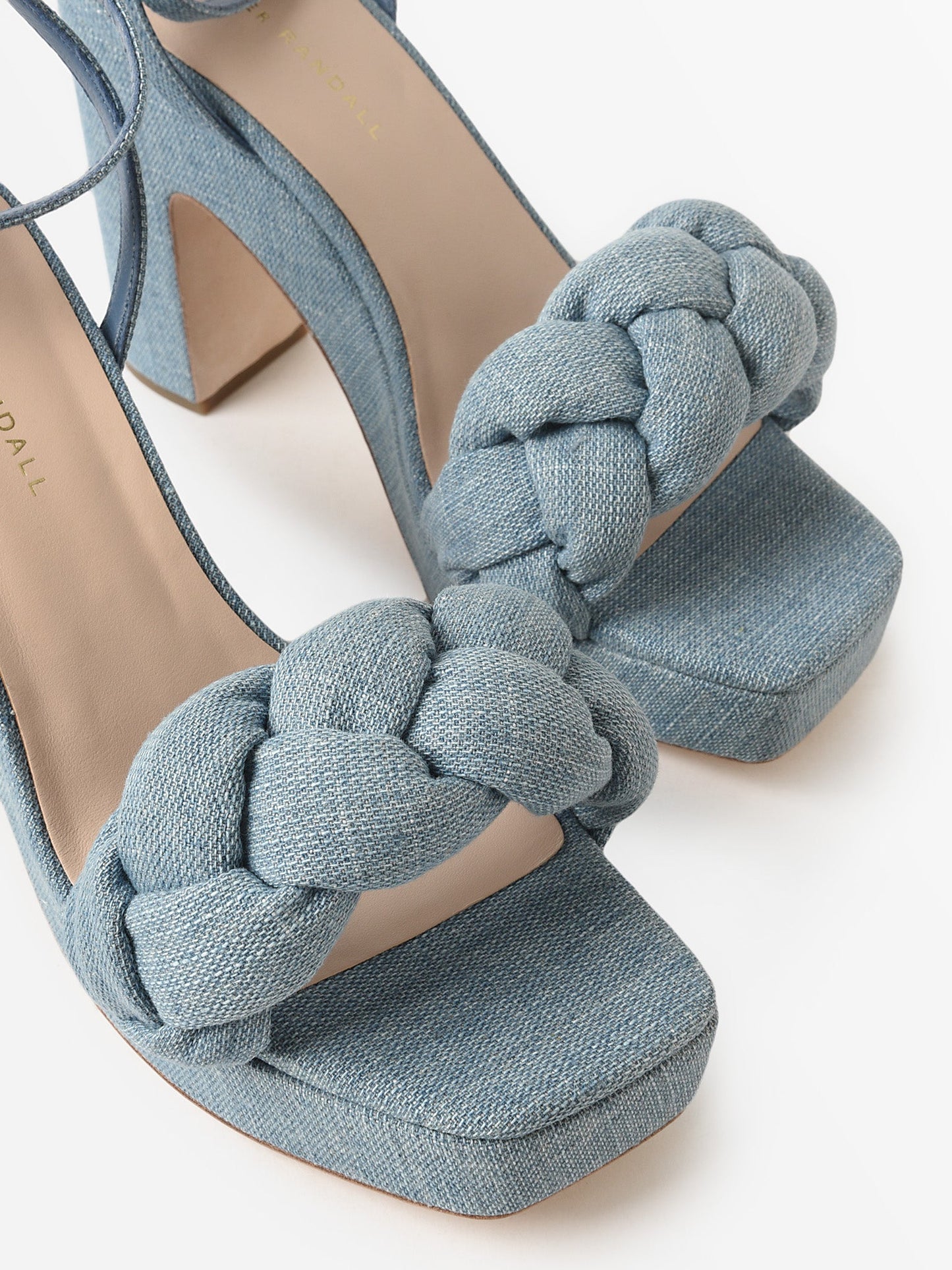Loeffler Randall Women's Fae Denim Platform Sandal
