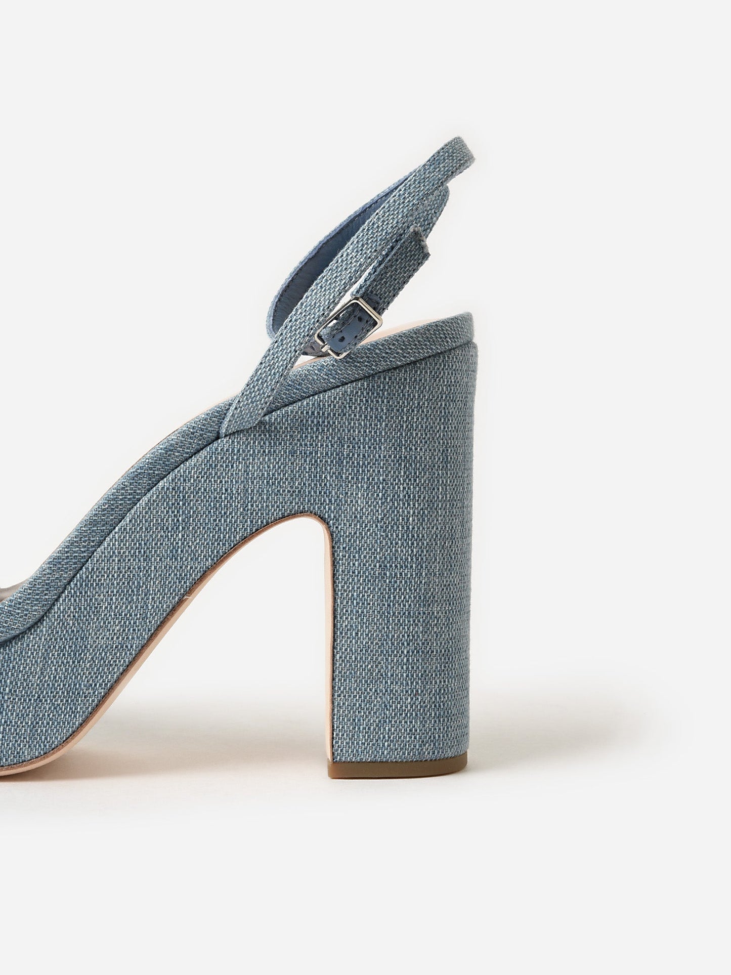 Loeffler Randall Women's Fae Denim Platform Sandal