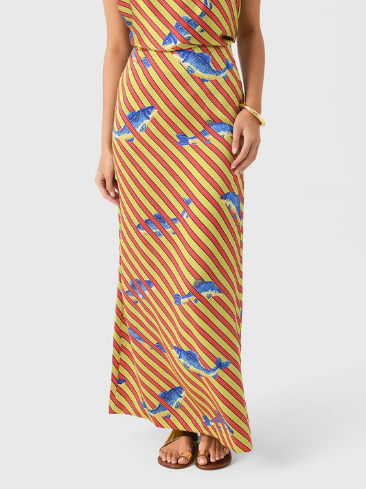 Alemais Women's Lorenza Silk Skirt