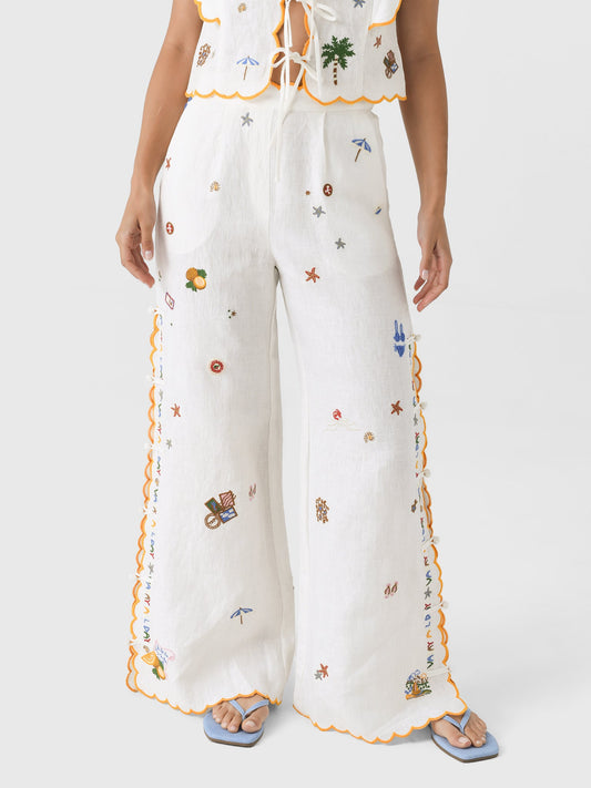 Antipodean Women's Vacay All Day Scallop Edge Pant